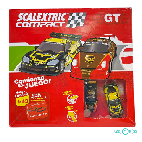 PISTA SLOT SCALEXTRIC COMPACT GT ESCALA 1/4
