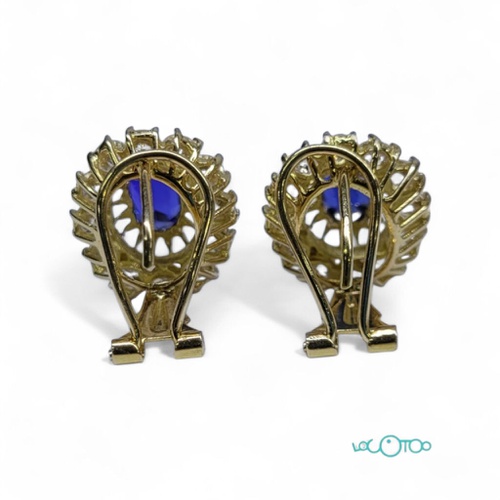Pendientes Oro 18K con piedras