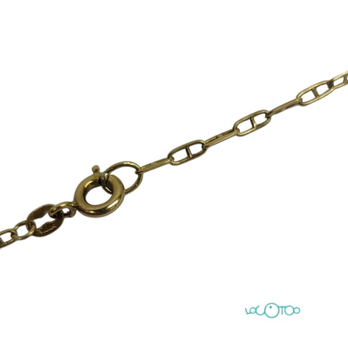 Cadena de oro con crucifijo 