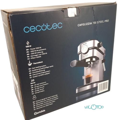 CAFETERA ESPRESSO CECOTEC CUMBIA CAFELIZZIA