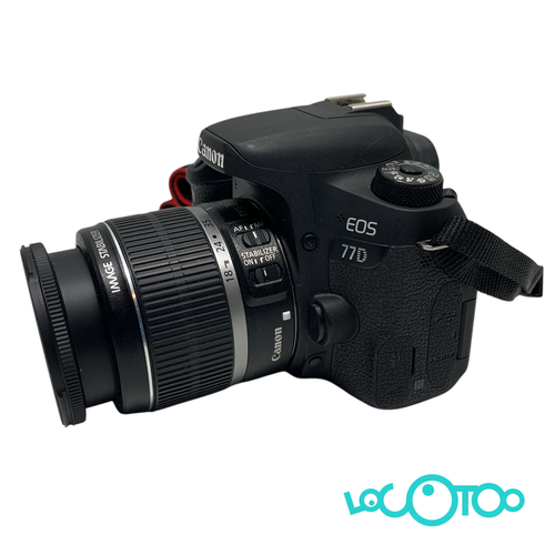 Cámara Réflex CANON EOS 77D 18-55 mm 24,1 M