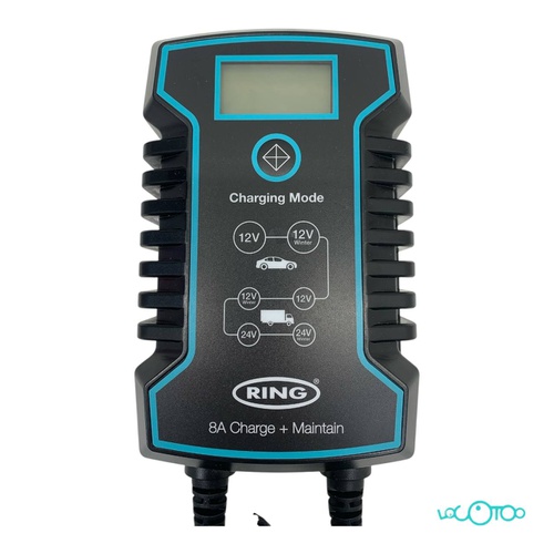 CARGADOR BATERIAS RING 8A SMART 12V/24V