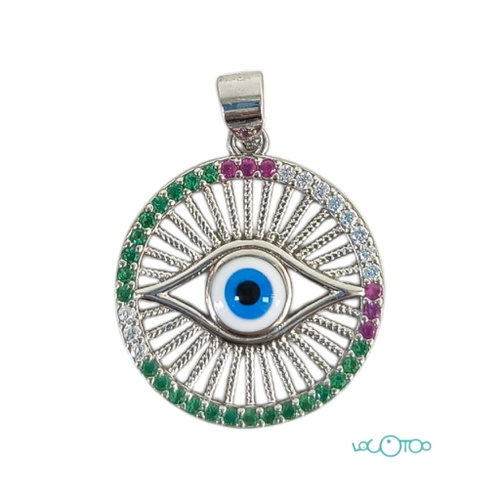 COLGANTE PLATA 925m OJO TURCO