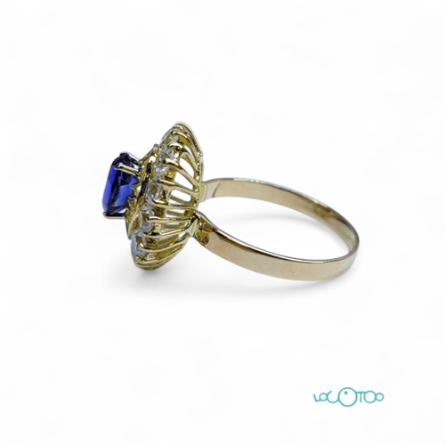 Anillo Oro 18K con piedra