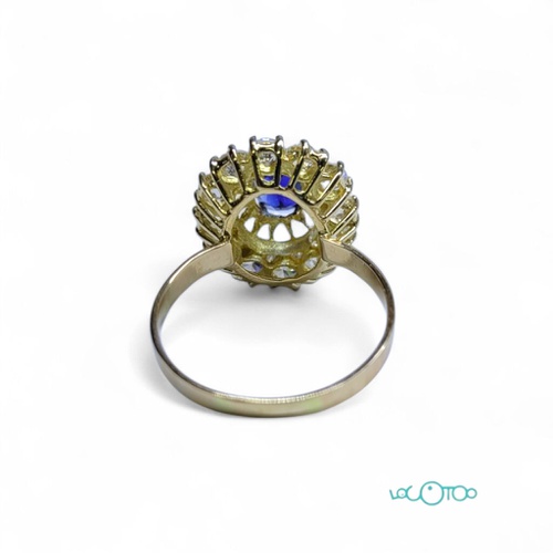Anillo Oro 18K con piedra