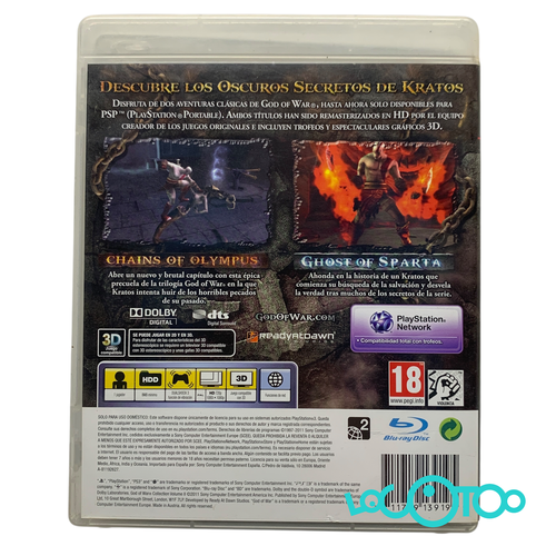 Videojuego SONY PS3 GOD OF WAR COLLECTION V