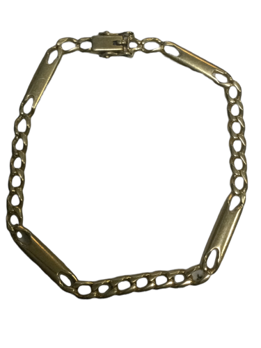 Pulsera Oro Cierre Pato 20 cm