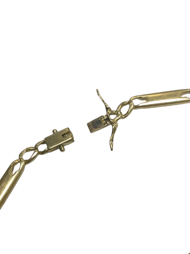 Pulsera Oro Cierre Pato 20 cm