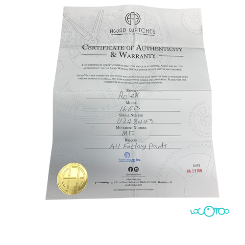 Reloj Alta Gama ROLEX SUBMARINER Talla 18 4