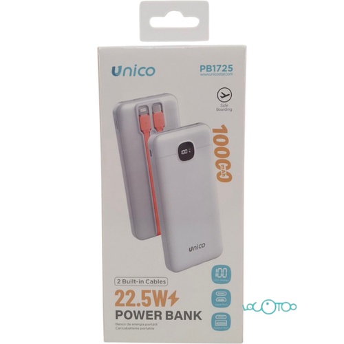 BATERÍA EXTERNA UNICO PB1725 10000mAh