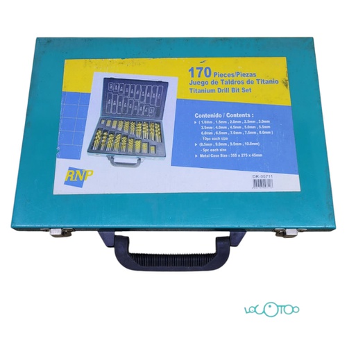 JUEGO BROCAS RNP 170 PIEZAS 