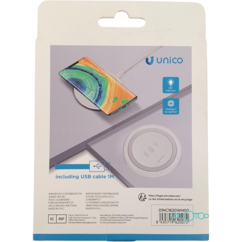 CARGADOR INALÁMBRICO UNICO HC1620