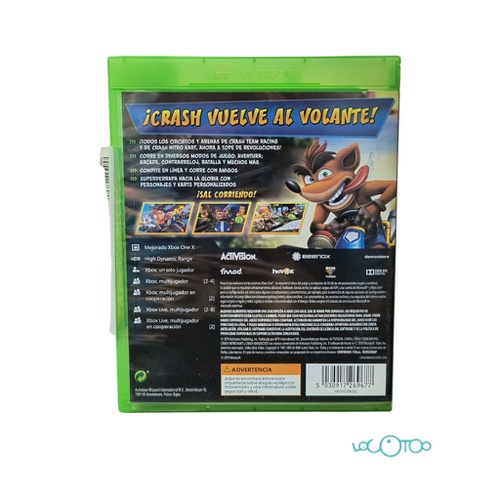 CTR CRASH TEAM RACING NITRO FUELED XBOX ONE