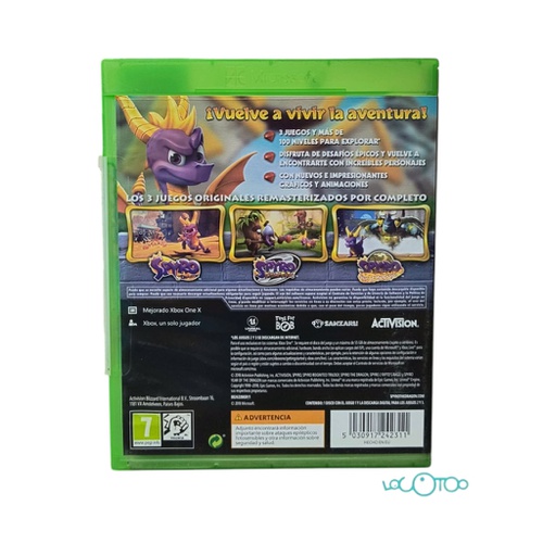 SPYRO REIGNITED TRILOGY XBOX ONE