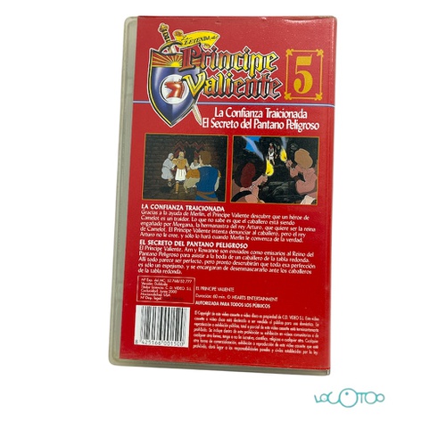 LA LEYENDA DEL PRINCIPE VALIENTE 5 VHS