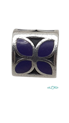 Bisutería PANDORA ABALORIO FLOR MORADA