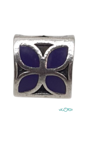 Bisutería PANDORA ABALORIO FLOR MORADA