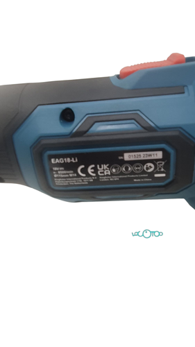 AMOLADORA BATERIA ERBAUER EAG18-LI 115MM