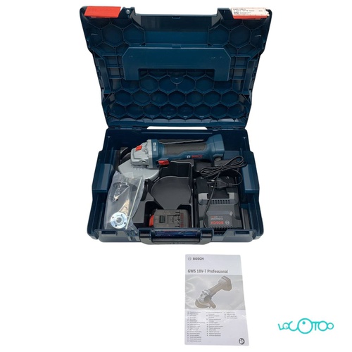 AMOLADORA BATERIA BOSCH GWS 18V-7 18 V