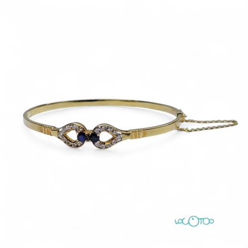 Pulsera Oro 18K con circonitas 
