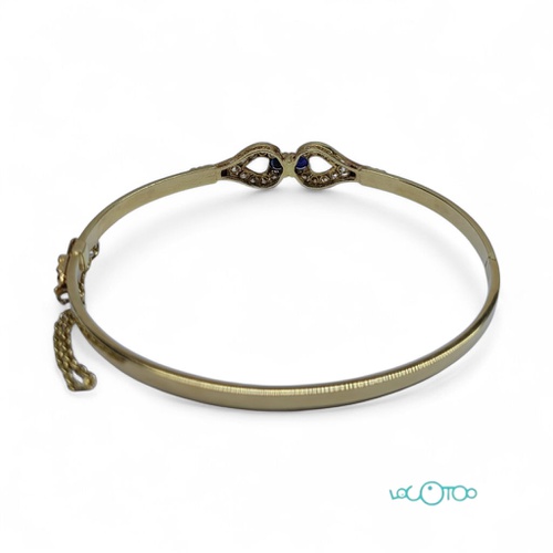 Pulsera Oro 18K con circonitas 