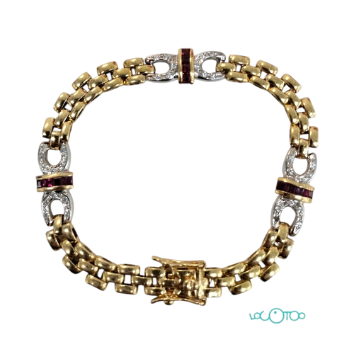 PULSERA ORO 18K BICOLOR