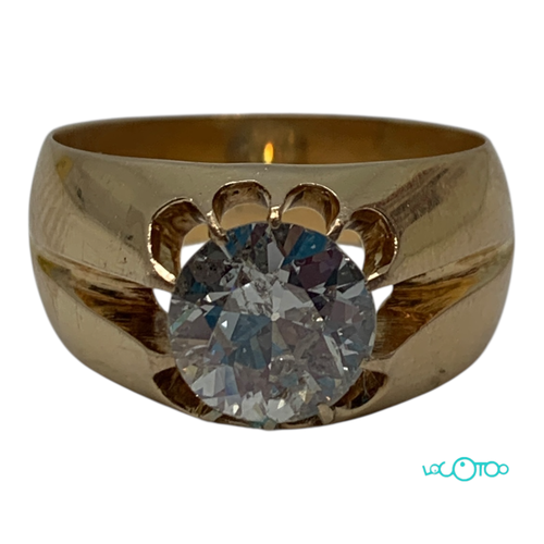 Anillo Oro ANILLO ORO 18K CON DIAMANTE Tall