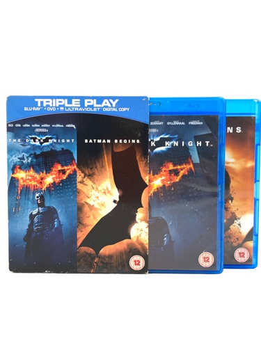 Blu-Ray WARNER THE DARK KNIGHT + BATMAN BEG