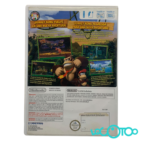 Videojuego NINTENDO WII DONKEY KONG COUNTRY