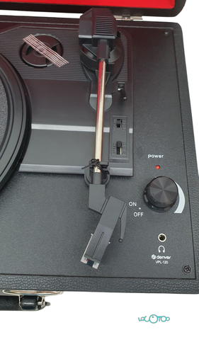 Giradiscos HIFI DENVER VPL-120 BLACK 33/45/