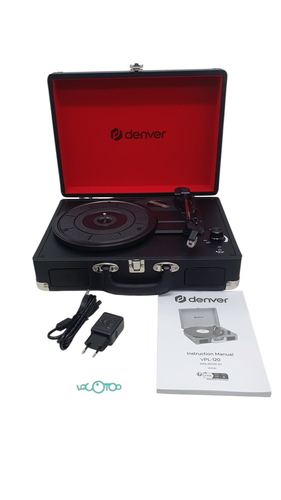 Giradiscos HIFI DENVER VPL-120 BLACK 33/45/