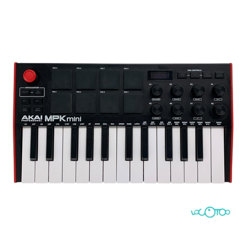 CONTROLADOR SONIDO AKAI MPK MINI USB MIDI