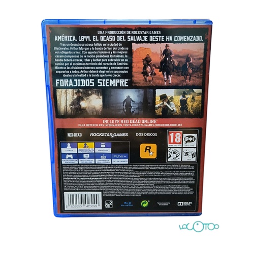 RED DEAD REDEMPTION SONY PS4