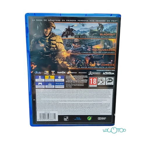CALL OF DUTY: BLACK OPS 4 SONY PS4
