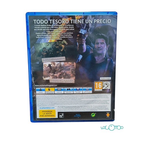 UNCHARTED 4: EL DESENLACE DEL LADRÓN SONY P