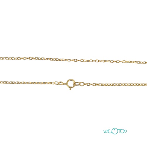 CADENA DE ORO DE 18K CON ESLABONES FINOS