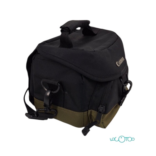 BOLSA FOTOGRÁFIC CANON NEGRA Y VERDE