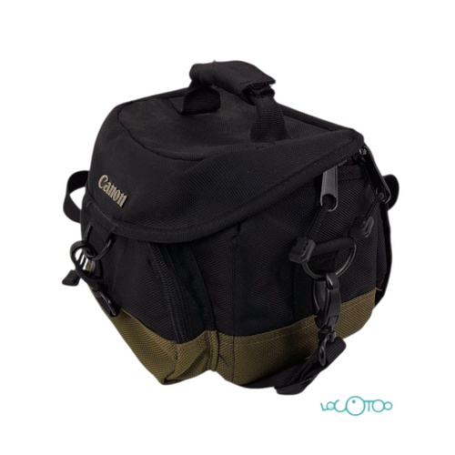 BOLSA FOTOGRÁFIC CANON NEGRA Y VERDE
