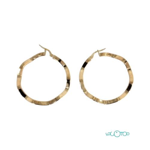 PENDIENTES ARETAS ORO 18K