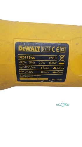 TALADRO ELECTRICO DEWALT D25113-QS 800W