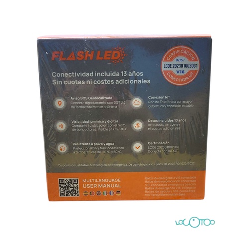 FLASH LED LUZ DE EMERGENCIA V16