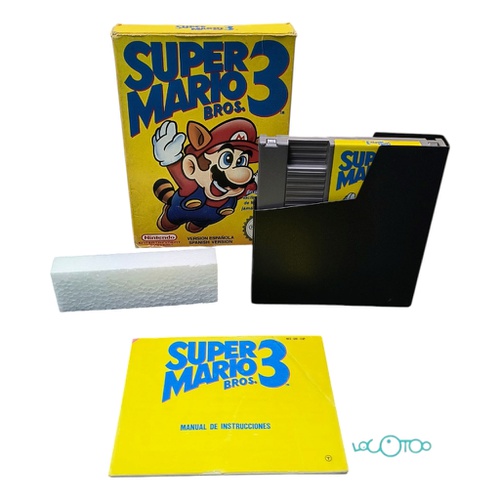 SUPER MARIO BROS 3 NINTENDO NES -CAJA Y MAN