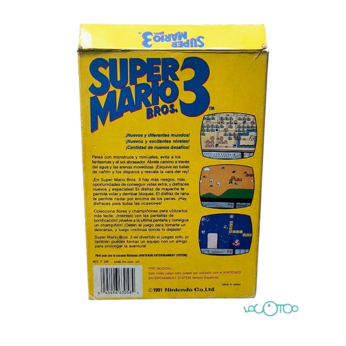 SUPER MARIO BROS 3 NINTENDO NES -CAJA Y MAN