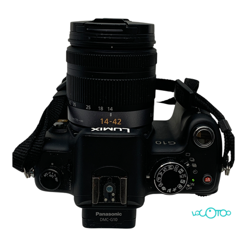 Cámara Réflex LUMIX G10 12.1 SD Con Objetiv