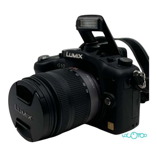 Cámara Réflex LUMIX G10 12.1 SD Con Objetiv