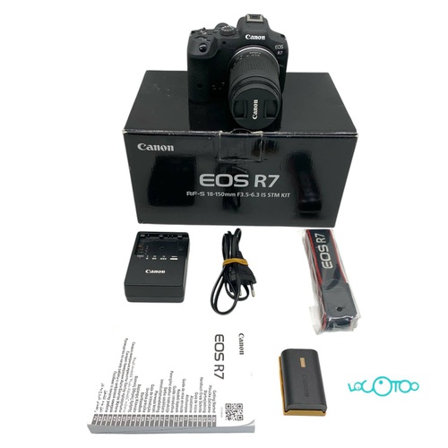 Cámara Evil CANON EOS R7 + Objetivo CANON 1