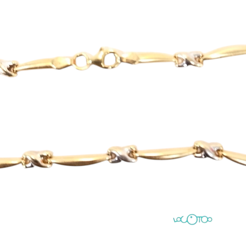 CADENA GARGANTILLA ORO 18K BICOLOR 