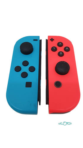 PAREJA MANDOS NINTENDO JOY AZUL Y ROJO ORIG
