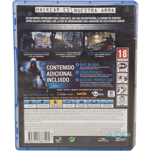 WATCH DOGS COMPLETE EDITION SONY PS4