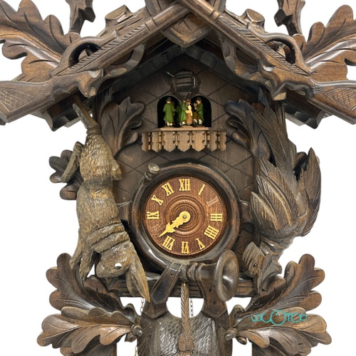 RELOJ DE CUCO MADERA TALLADA